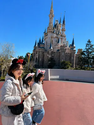家族でディズニーランド